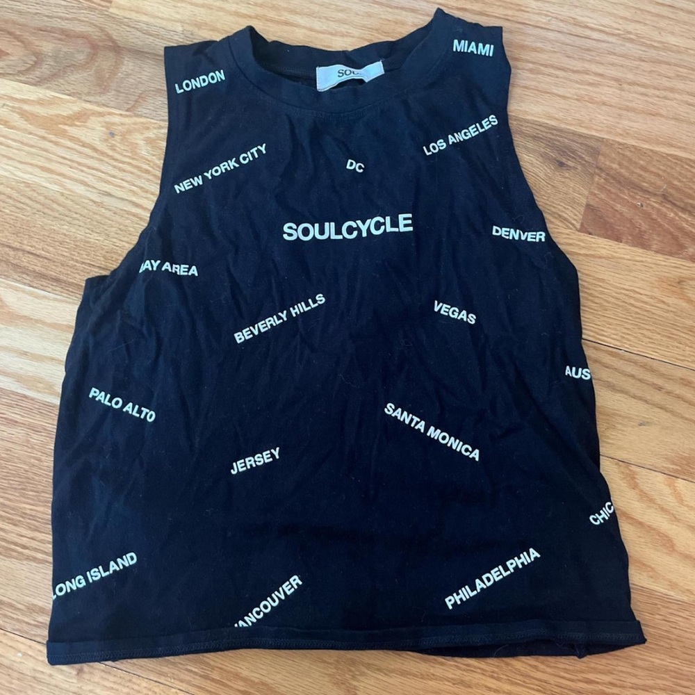 New SoulCycle athletic sports athleisure tee. Women’s tank